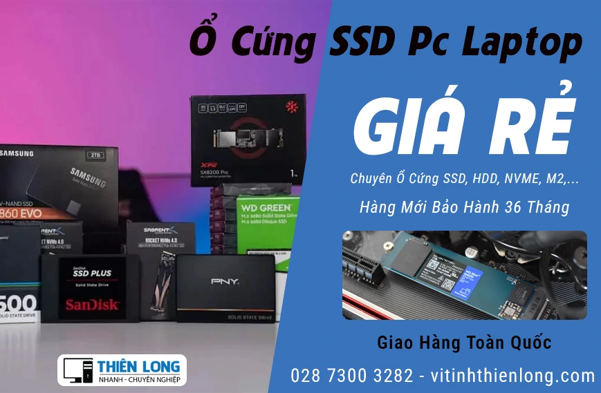 Ổ Cứng SSD Máy Tính Giá Rẻ