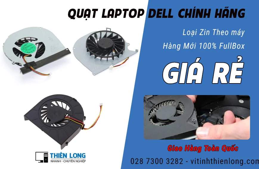 Quạt Tản Nhiệt Laptop Dell Chính hãng