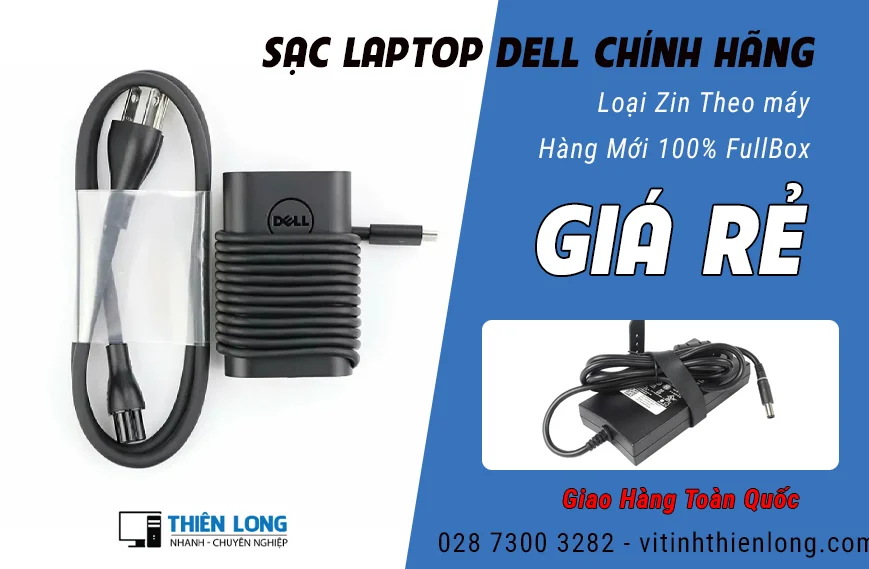 Sạc  Laptop Dell Chính Hãng